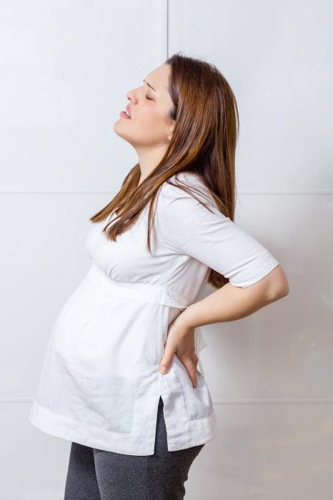 Тянет слева внизу живота при беременности