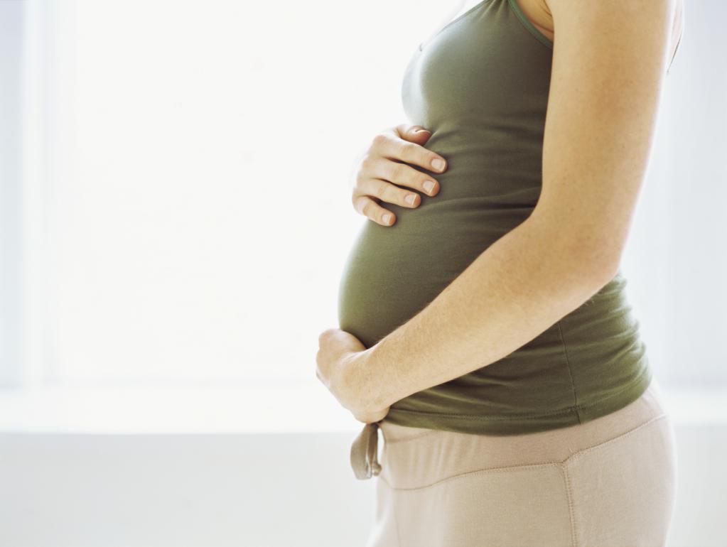 Женщина на этапе беременности